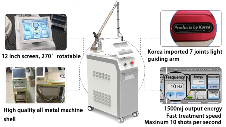 Factory Price NUBWAY Ndyag Laser Tattoo Removal machine For Sale
