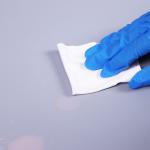 4x4 Inch Cleanroom Microfiber Wipes 180Gsm Class 1000 Disposable Rags For