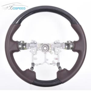 Wholesale Smooth Leather Toyota Carbon Fiber Steering Wheel Matte 350mm from china suppliers