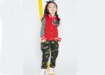 Spring / Fall Kids Girls Clothes Children'S Baseball Jackets Fashion Rubber