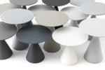Fiberglass Couch Small Chairside Table For Leisure Occasion Area