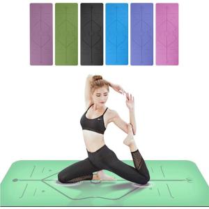 Wholesale Non Slip Fitness Yoga Mat / TPE Yoga Mat Pilates Gym Exercise Sport Living Room Pads from china suppliers