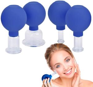 Wholesale 4 Pcs 15/25/35/55mm Cupping Glass Set Cupping Therapy Set Glass Fire Cupping Hijama Cups Glass Set from china suppliers