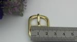 Fashion popular hardware accessories 20 mm zinc alloy gold oval pin buckle for