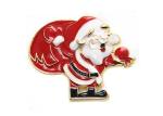 Customized Christmas Snowman Badges Enamel Lapel Pins For Friend Collectible