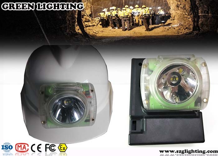 LED Anti - Explosive Mining Headlight , 6.2AH OLED Display LED Miners Lamp