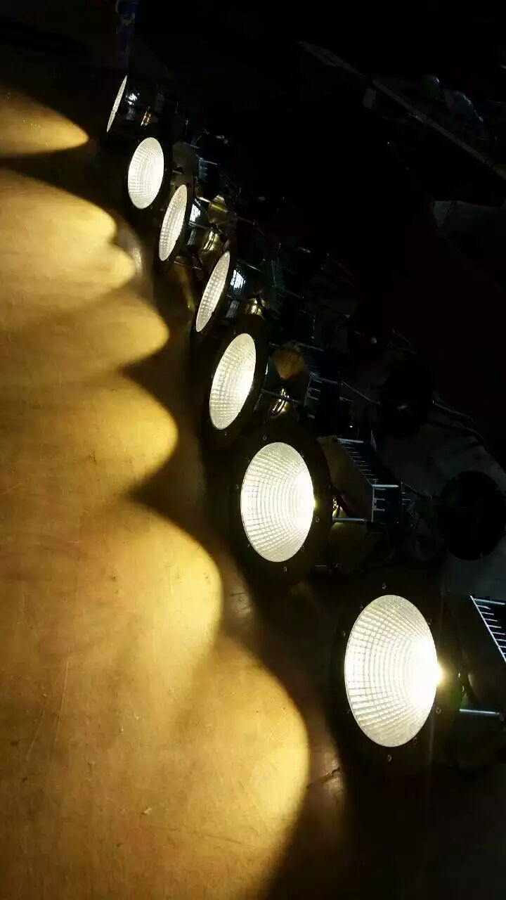 100W Warm Cold White DMX Aluminum Case Stage Lights Zoom Theater 2in1 COB LED Par Light