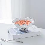 Salad Bowl European Luxury Home Decor Serving Dessert Bowls Snacks Sliver Stand