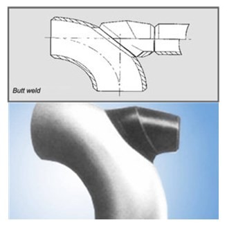 Small Carbon Steel Olet Pipe Fittings 16" ASME B16.9 For Instrumentation Connection