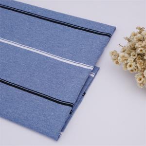 Wholesale High Quality And Hygroscopic Breathable Striped Knit Fabric For Leisure Wear from china suppliers