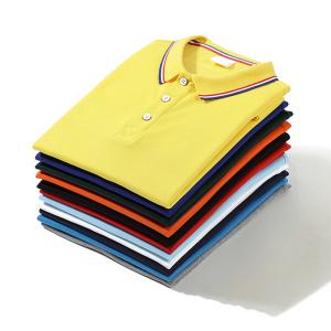 Wholesale S To XXXXL Polyester Lapel Polo Shirt Young Business Men's Short Sleeve T Shirt from china suppliers