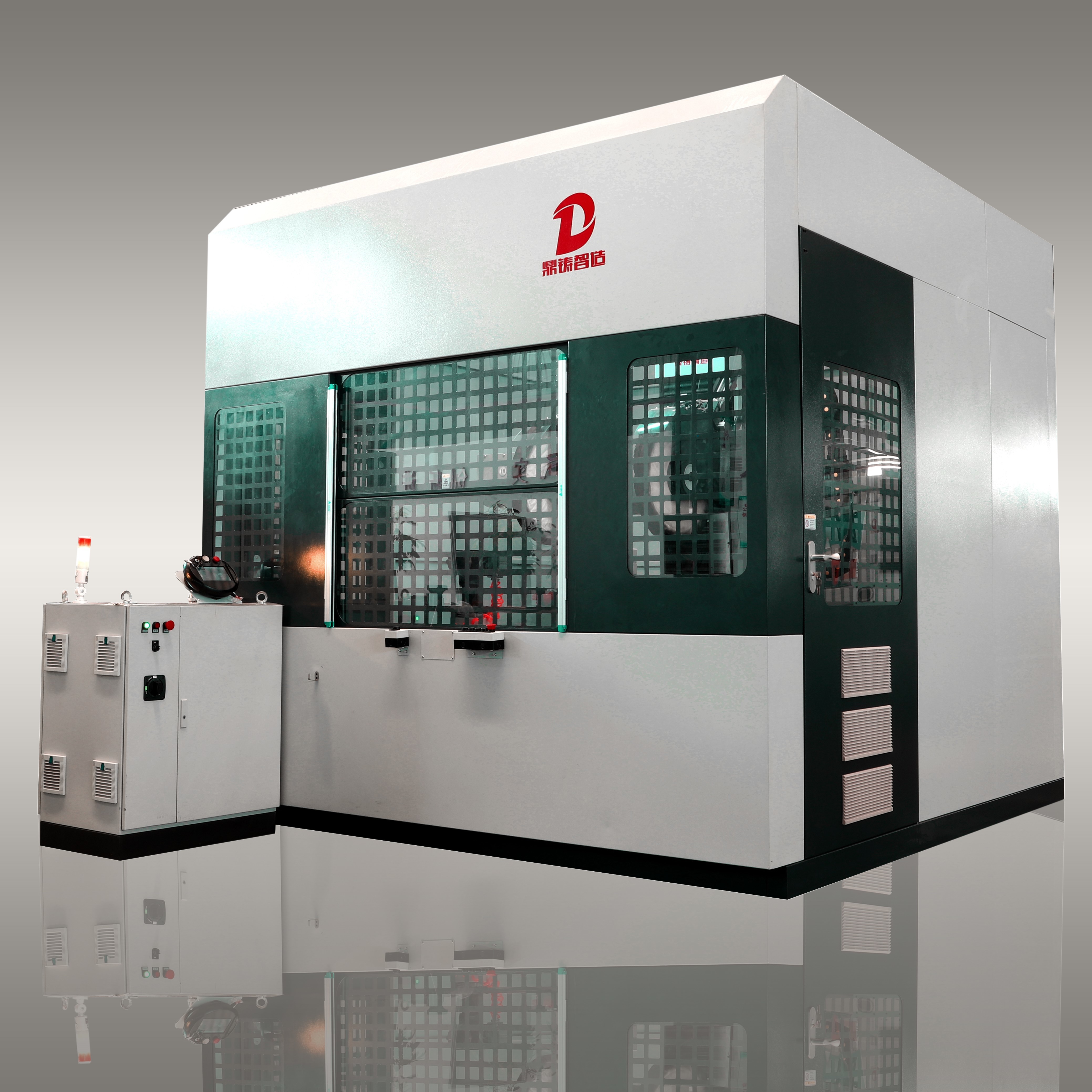 3 Axis PLC Controlled Faucet Polishing Machine For Zinc Die Casted Handle
