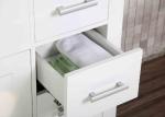 37 Inch Vanity Sink Tops , Granite Bathroom Countertops 3 Faucet Hole 4 Tailgate