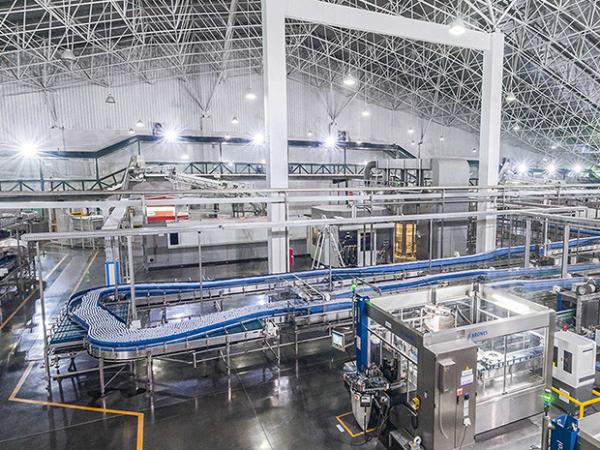 Mineral Water / Pure Water Soft Drink Production Line High Speed 1000 L/h -