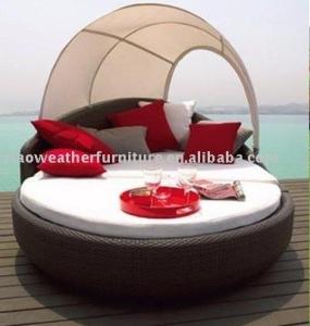 Wholesale Modern Outdoor Furniture Garden Sofa Rattan Single Lounger for Leisure Time from china suppliers