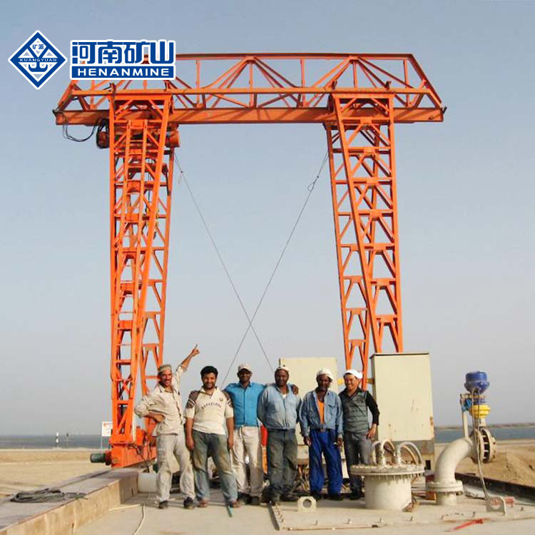 5t Overhead Red Single Girder Gantry Crane MH Model 8m/Min