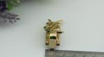 Superb quality custom zinc alloy brand fashion bag gold metal turn locks