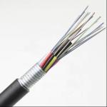 Outdoor Underground Cable GYTA 144 Core Fiber Optical Cable Loose Tube Stranded
