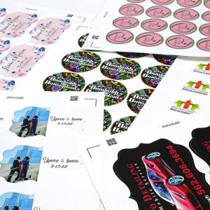 Wholesale Customized Shape Adhesive Label Sticker With Offset Printing / Digital Printing from china suppliers