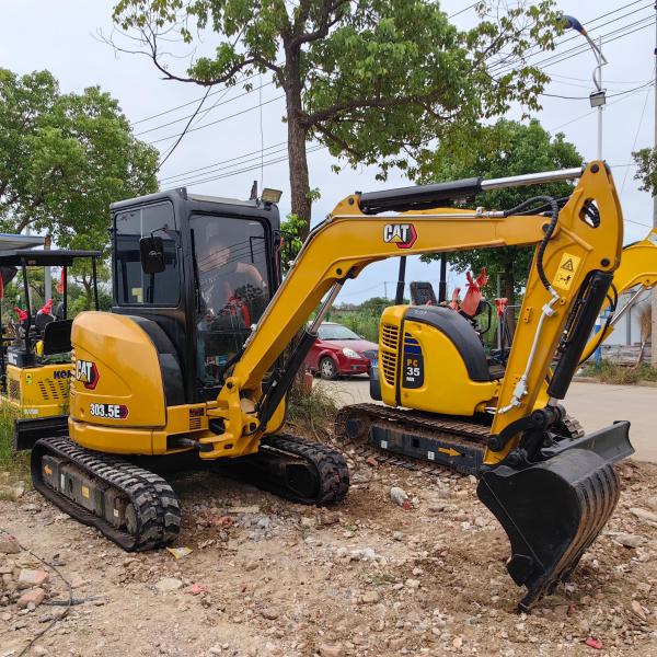 3ton Secondhand Mini Cat 303.5 Crawler Digger Used Compact Caterpillar Backhoe