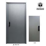 Indoor Residential Aluminum Swing Door Commercial Swing Doors Powder Coating