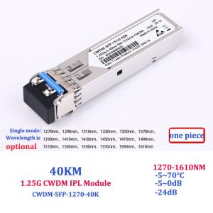 Wholesale 1270NM-1610NM 1.25G Gigabit Fiber Transceiver CWDM-SFP-1510-40K from china suppliers