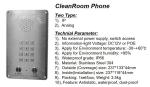 Cleanroom Consumables Handsfree Telephone Stainless Steel 304
