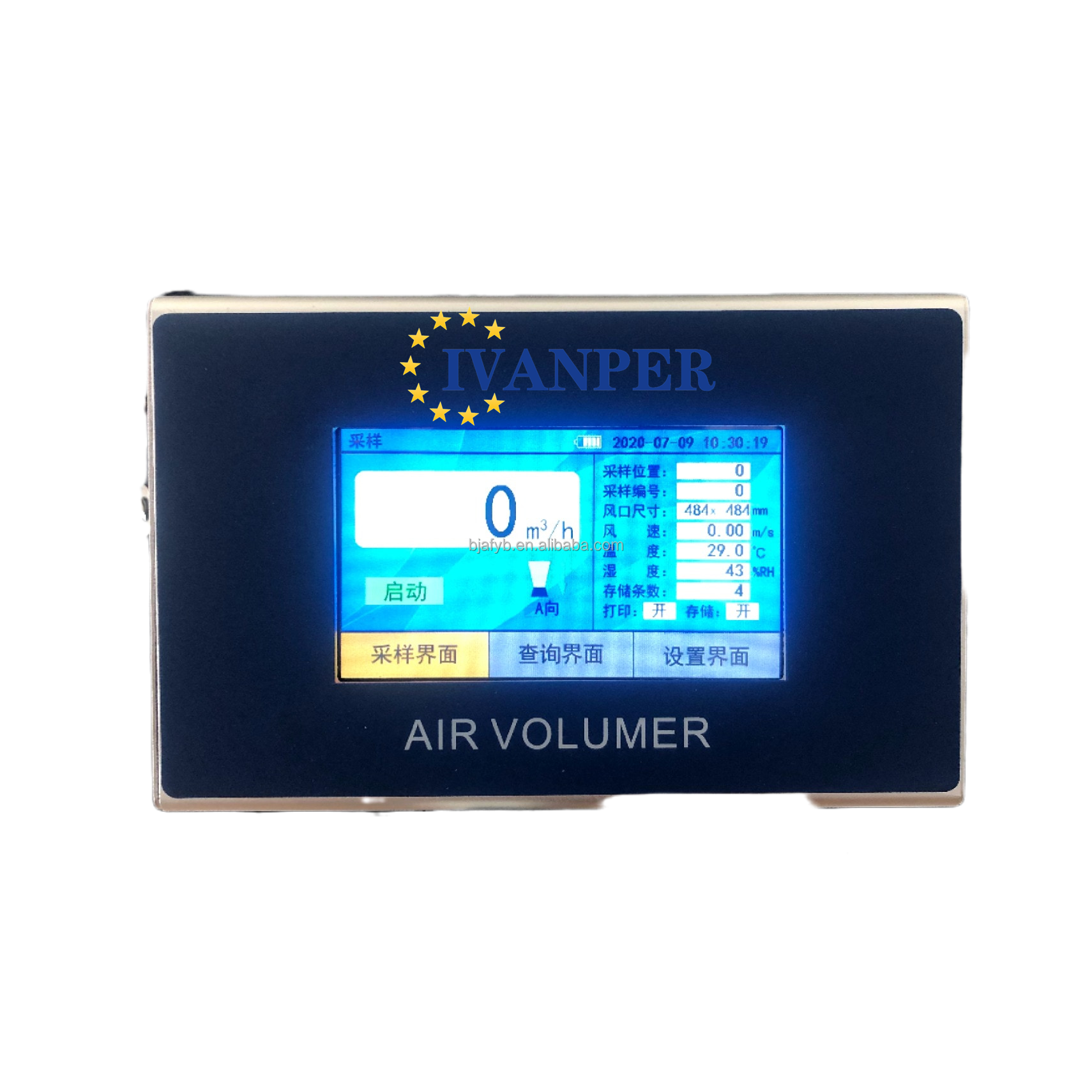 Customized Support ODM Electronic LCD Display Air Volume Meter Balometer 150-3500m3/h