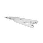 Sandblasting Food Machinery Parts CNC Aluminum Parts Alloy Right Plate