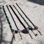 Expandable PET Braided Fishing Rod Protective Sleeves Flame Retardant