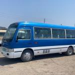 16-30 Seats Used Toyota Coaster Bus with Euro 3 Emission Standard Good Condition