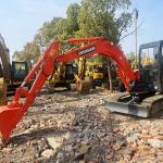 DH55 Used Doosan Excavators 5.5ton Rubber Crawler Excavators Mini Digger