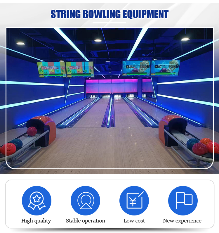 Large Bowling Game Machine String Bowling Alley Perfect for Sport Fun Enthusiasts