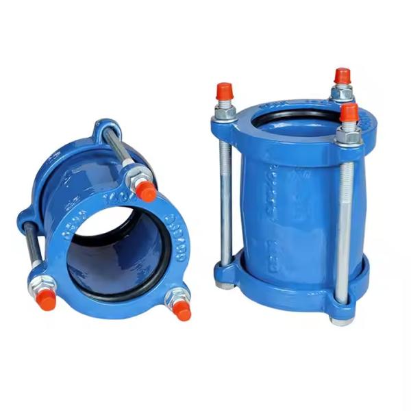 EN124 DI Galvanized Carbon Steel Universal Gibault Coupling PE/PVC/Steel Pipe