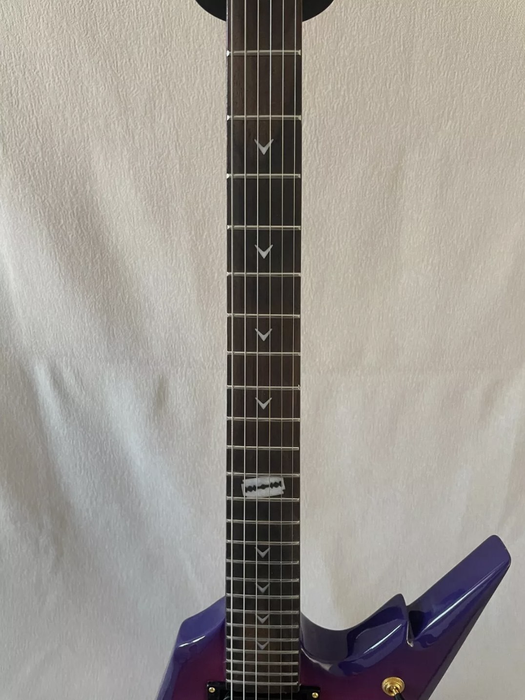 Custom Dean Dime Razorback DCR Black Tooth Limited Electric Guitar
