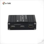 Mini 4K/60Hz HDMI 2.0 KVM USB over Fiber Optic Extender