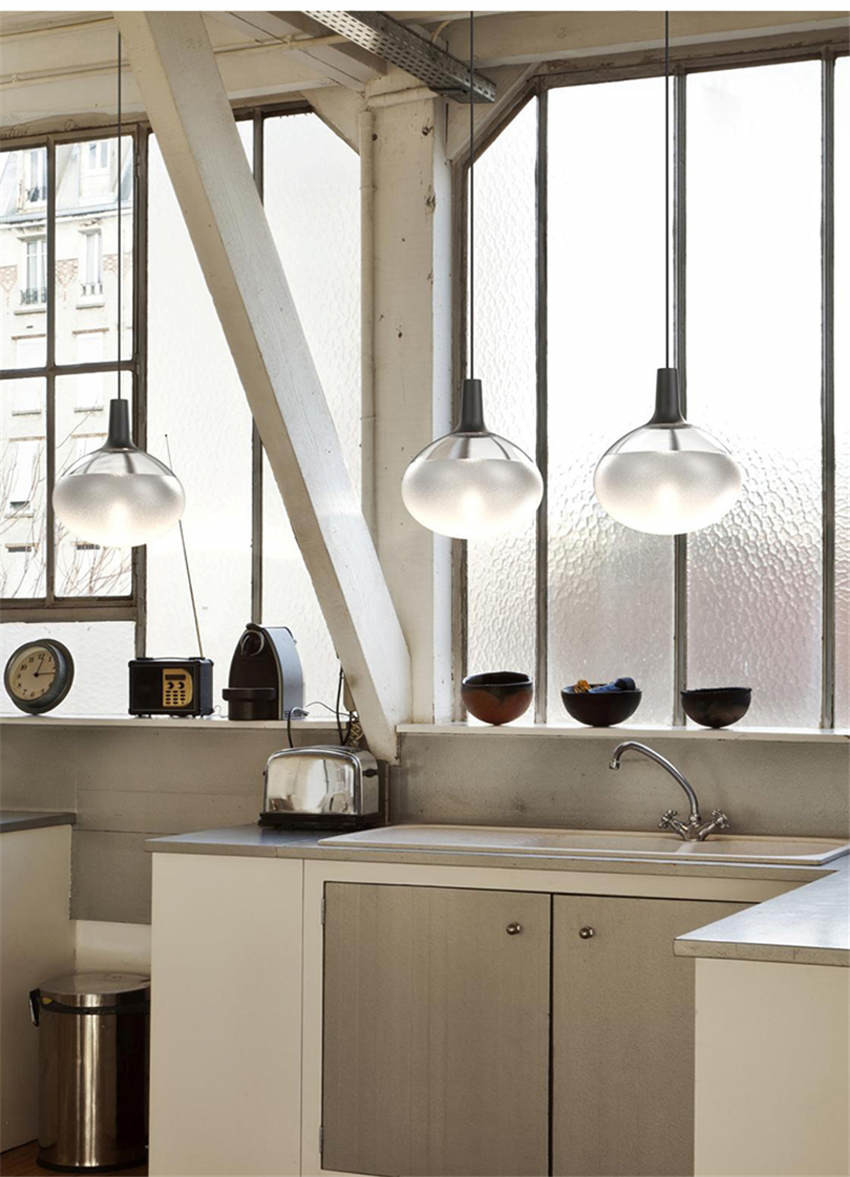 postmodern ball designer pendant lights living room bedroom offcie Dee Glass Pendant Lamp(WH-GP-152)