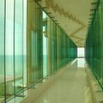 Laminated Glass Floor Walkway CCC Approval Glass Stair Way Customized