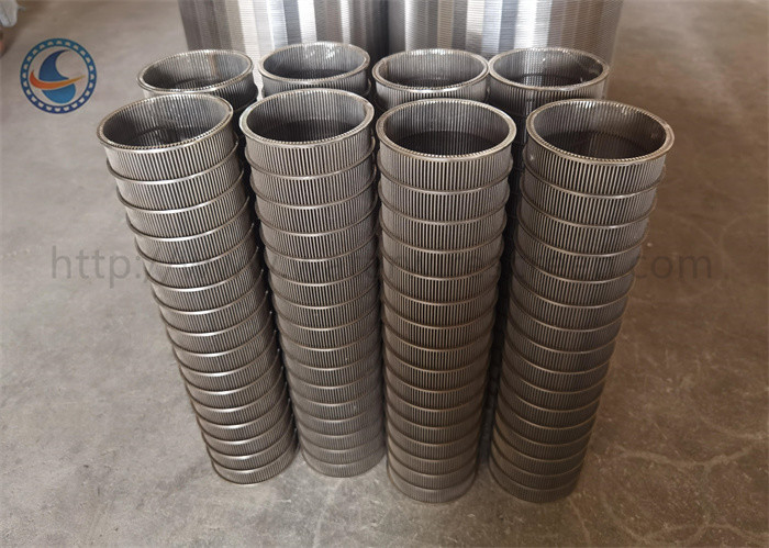 304 Stainless Steel Wedge Wire Screen Tube Wound Slot
