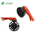 Industrial Agricultural Irrigation UPVC One-Piece Butterfly Valve Manual Driving