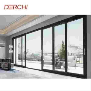 Wholesale Hurricane Proof Impact 4 Tracks Large Glass Aluminum Sliding Doors from china suppliers