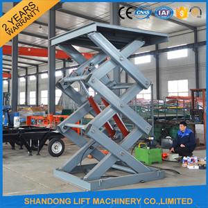 Wholesale 2 Ton 3m Hydraulic Elevator Lift , Warehouse Lift Platform For Cargo Lifting from china suppliers