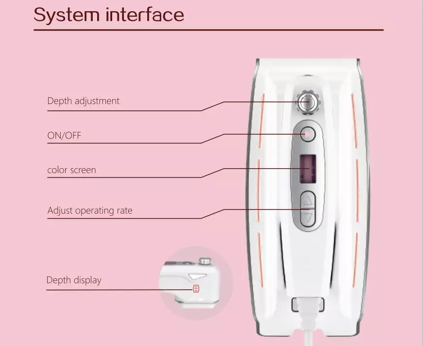 lf-424 Home use hifu machine mini hifu 0 consumables and no need to replace cartridge