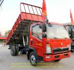 Sinotruk Howo Light Duty Commercial Trucks Euro 2 Right Hand Drive Truck