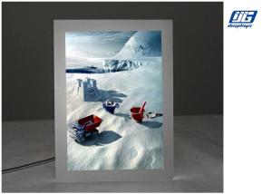 Wholesale Frameless Crystal LED Light Box , A1 Crystal Led Photo Frame Graphic Holder from china suppliers