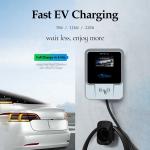 32A Single Phase Electric Car Charger Point EVSE Wallbox 240VAC 7KW