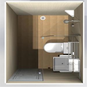 Wholesale Prefabricated Fiberglass Molded Products Residential Modular Bathroom Pods from china suppliers