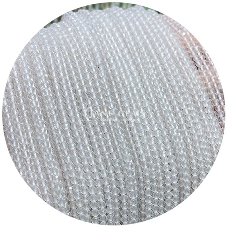 Wholesale Semi-pricious Gemstone Faceted Beads Faceted Loose Stone Bead Accessories Rose Quartz Bead Spacer for Jewelry