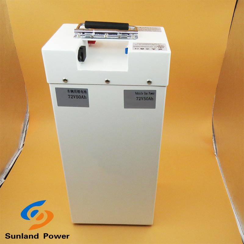 Custom Make Smart BMS 72V 50Ah Electric Bike Battery Pack Easy To Carry