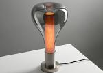 Classic Home Decor Bedroom Portable Table Lamp Amber Decor Glass Shade bedroom